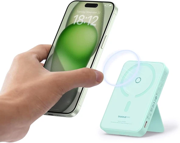 Baseus 5KmAh MagPro Power Bank-Mavi ürün görseli