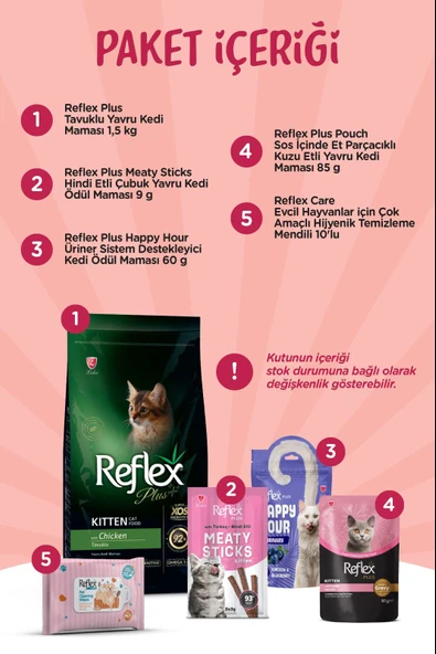 Reflex Plus Yavru Kedi Başlangıç Paketi - 3