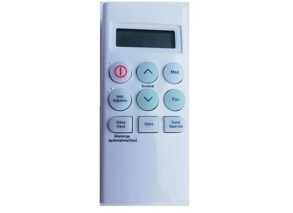 Demirdöküm Kion Inverter 24 ile uyumlu Klima Kumandası