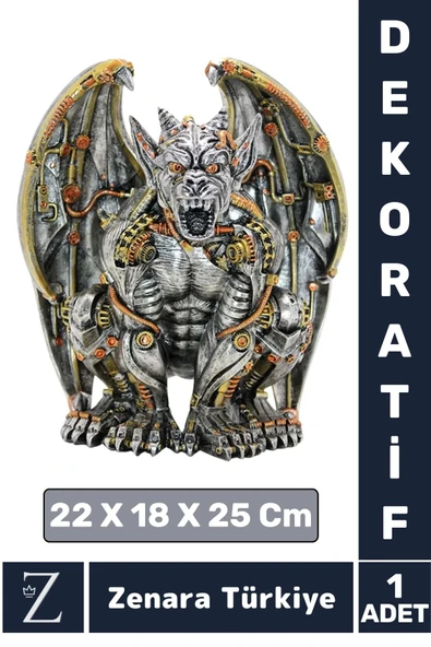 Premium Yüksek Kalite Çok Şık Dekoratif Hediyelik Özel Gün Biblo Koleksiyon POLYESTER STEAMPUNK