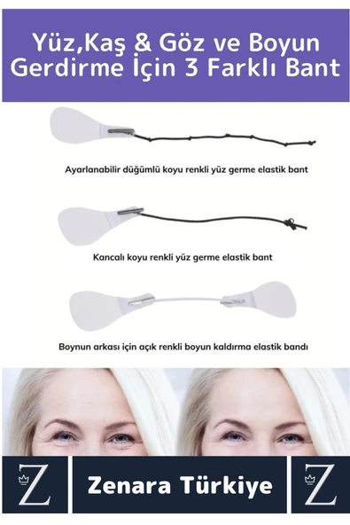 Günlük Kullanım Suya Dayanıklı İpli Yüz Kaş Göz Vücut Gıdı Gerdirme Bantı 3'lü Özel Set 20 Adet - 4