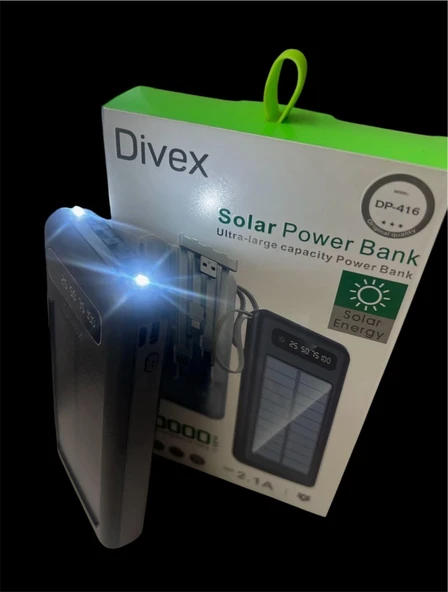 Divex Solar PowerBank DP416 - 10.000mAh - 2