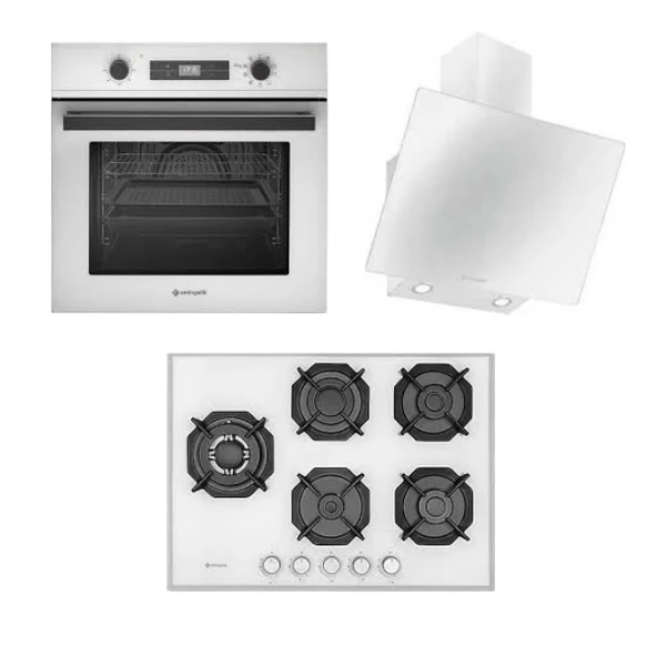Eminçelik EC-AO 2190 AF W60-EC-CH 1460 RC W60-EC-AH 2250 SBW WG70 SNG Beyaz Ankastre Set-12