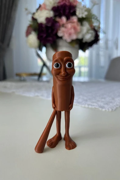 Tung Tung Tung Sahur Figürü - Komik Karakter Heykelcik 10cm