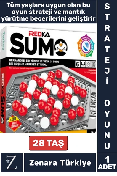 Tüm Yaşlara Uygun Zeka Strateji Mantık Yürütme Beceri Geliştirici Eğitici Eğlenceli Oyun SUMO ürün görseli