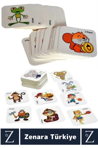 Eğlenceli Görsel Algı Zeka Hafıza Dikkat Konsantrasyon Geliştiren Eğitici Grup Takım Oyunu FARKI BUL - Resim 2