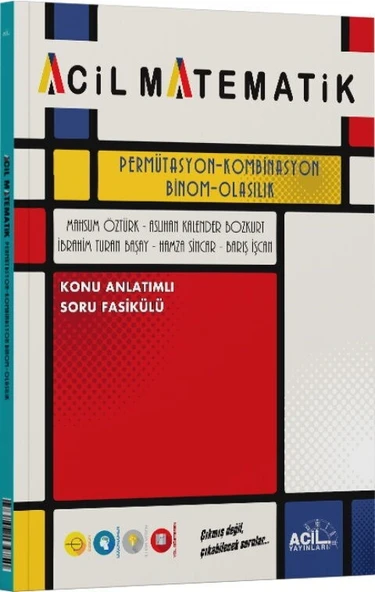 AYT Permütasyon Kombinasyon Binom Olasılık Konu Anlatımlı Soru Fasikülü Acil Yayınları