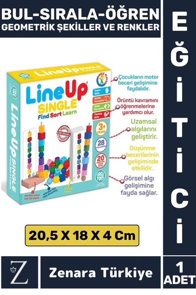 Çocuk Eğitici Zeka Görsel Uzamsal Algı Koordinasyon Geliştirici Eğlenceli Öğretici BUL SIRALA ÖĞREN ürün görseli