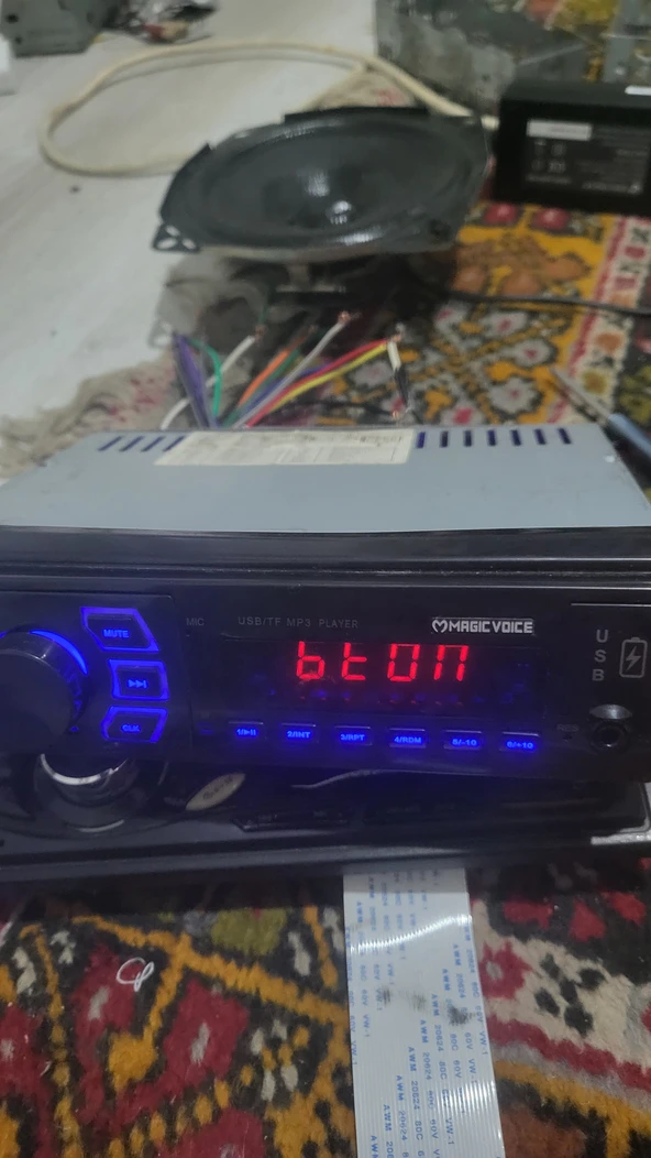 Magic voice oto teyp usb Bluetooth ikinci el soket dahil