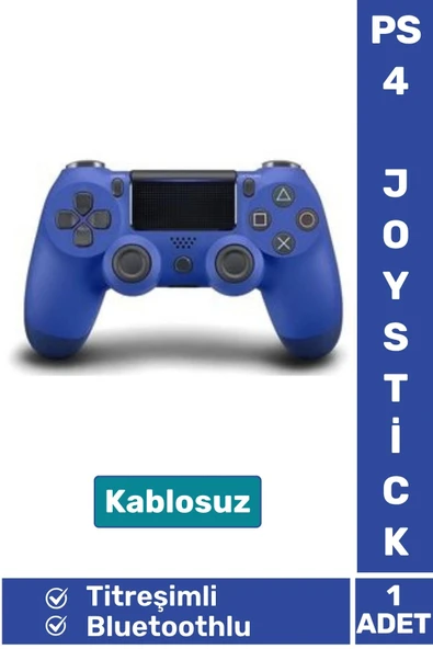 Premium Doubleshock 4 Kablosuz Titreşimli PS 4 / PC Uyumlu Playstation 4 Wireless Joystick Oyun Kolu