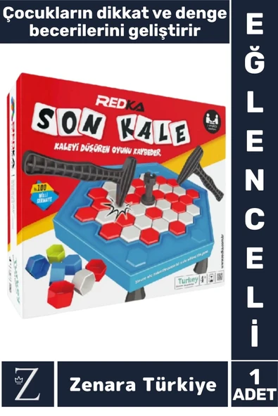 Çocuk Eğitici El Göz Koordinasyon Stratejik Beceri Dikkat Geliştiren Eğlenceli Oyun SON KALE ürün görseli