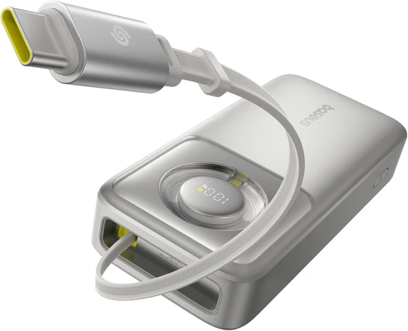 Baseus Free2Pull 20000mAh Power Bank Gri ürün görseli 1