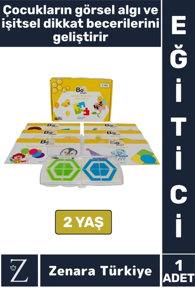 Eğitici Görsel Algı Dikkat İşitme Beceri Geliştirici 2 Yaş GÖRSEL VE İŞİTSEL DİKKAT ÖZEL SET