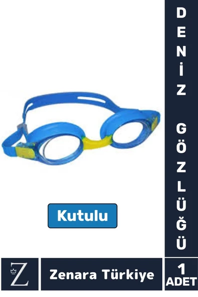 Premium Ayarlanabilir Kayış Su Geçirmez UV Koruma Silikon Plastik Anti-Fog Kutu Çocuk DENİZ GÖZLÜĞÜ