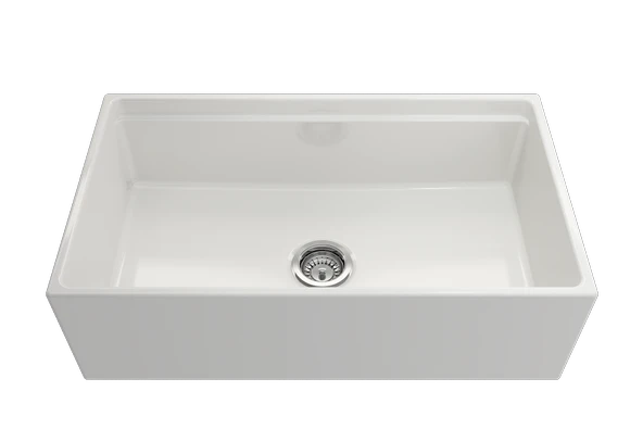 Bocchi 1504-001-0120 Contempo Step Rim Mutfak Eviyesi 84 cm Beyaz
