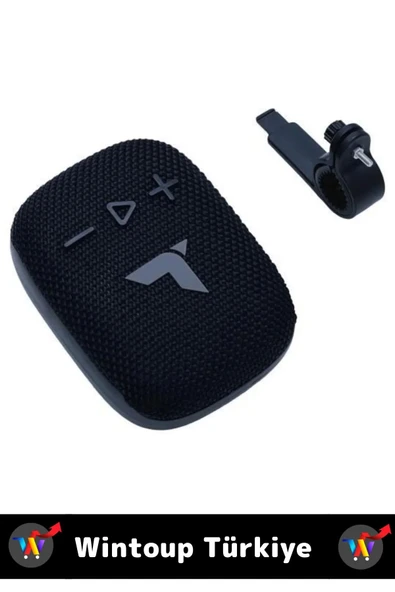 Premium Kompakt Kolay Montaj Güçlü Bass USB Şarjlı Bluetoothlu Motorsiklet Bisiklet Hoparlörü - 3