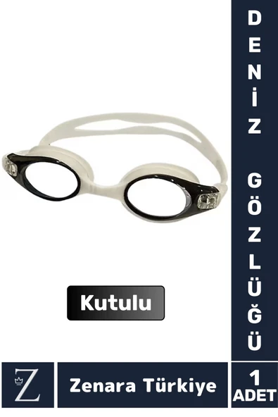 Premium Ayarlanabilir Kayışlı Su Geçirmez UV Koruma Silikon Plastik Anti-Fog Kutulu DENİZ GÖZLÜĞÜ