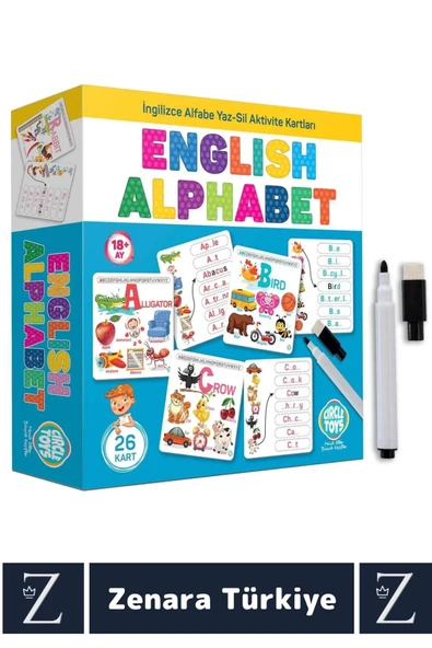 Çocuk Eğitici İngilizce Dil Bilgisi Gelişimi Hayvan Meyve Sebze Nesne Tanıma İNGİLİZCE ALFABE - Resim 2