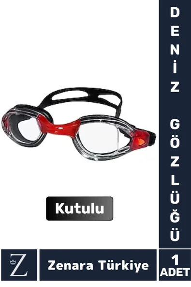 Premium Ayarlanabilir Kayışlı Su Geçirmez UV Koruma Silikon Plastik Anti-Fog Kutulu DENİZ GÖZLÜĞÜ