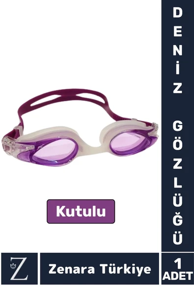 Premium Ayarlanabilir Kayışlı Su Geçirmez UV Koruma Silikon Plastik Anti-Fog Kutulu DENİZ GÖZLÜĞÜ