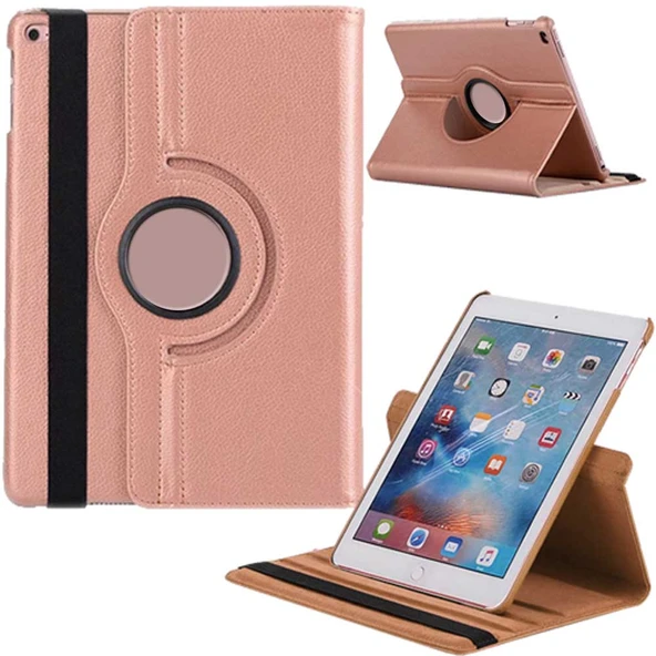 Apple iPad Mini 1 / Mini 2 / Mini 3 Uyumlu Döner Standlı Tablet Kılıfı - Resim 8