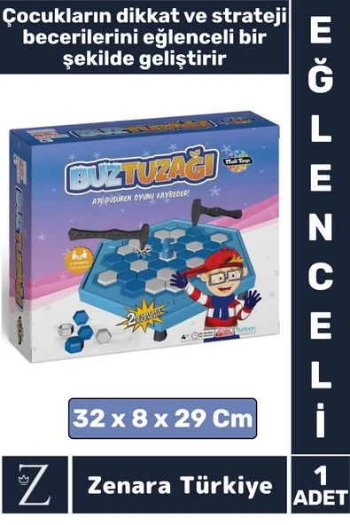 Eğitici Dikkat Strateji Beceri Refleks Geliştiren Eğlenceli Çocuk Oyun BUZ TUZAĞI ürün görseli
