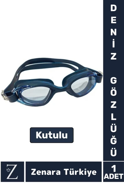 Premium Ayarlanabilir Kayışlı Su Geçirmez UV Koruma Silikon Plastik Anti-Fog Kutulu DENİZ GÖZLÜĞÜ