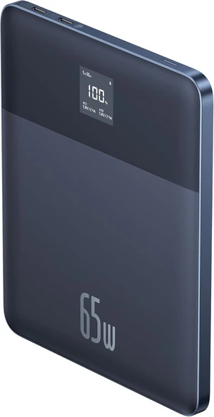 Baseus Blade2 12.000 mAh Digital Display Power Bank 65W-Mariana Mavi ürün görseli