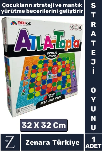 Eğitici Görsel Algı Strateji Zeka Gelişim Analitik Düşünme Odaklanma Eğlenceli Çocuk Oyun ATLA TOPLA ürün görseli