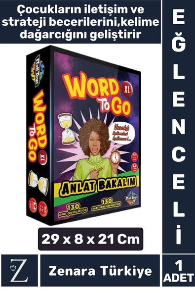 Eğitici Strateji Kelime Dağarcığı İletişim Bilgisi Çocuk Aile Grup Eğlenceli Oyun ANLAT BAKALIM ürün görseli