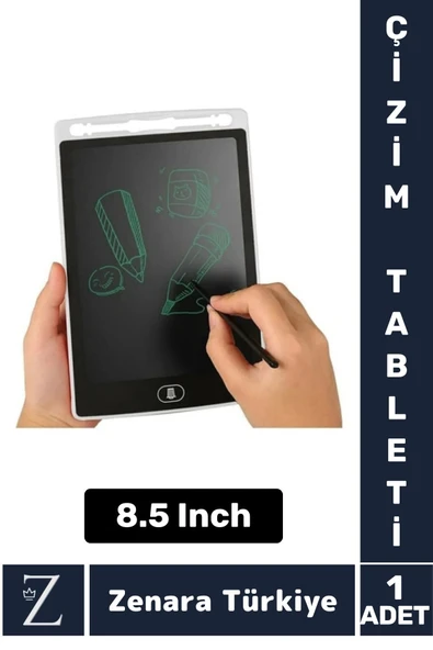 Premium Dijital Silgili Kalemli Çocuk Eğitim Tableti Grafik Ders Not Ödev Resim LCD Writing Tablet
