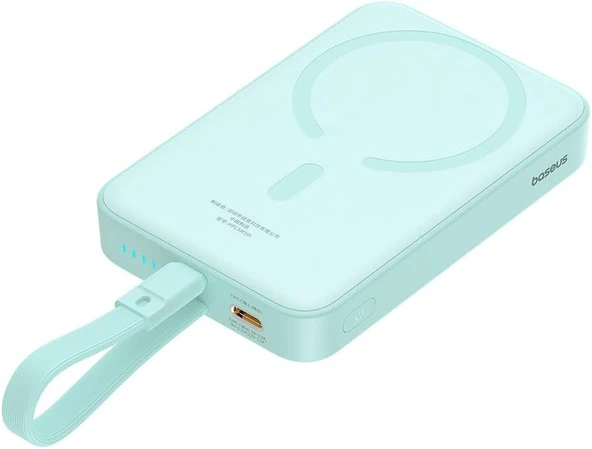 Baseus 10KmAh Mini Power Bank-Mavi ürün görseli