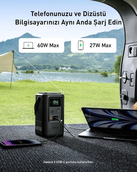 Anker 548 Power Bank (PowerCore 192Wh)-Yeşil - Resim 2
