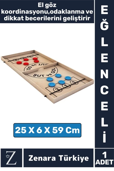 Eğitici El-Göz Koordinasyonu Odaklanma Dikkat Beceri Geliştirici Eğlenceli Futbol Oyunu ŞUT VE GOL