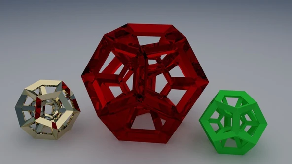 Başka bir Dodecahedronun içindeki Dodecahedron (Plastik Aparattır!!!)