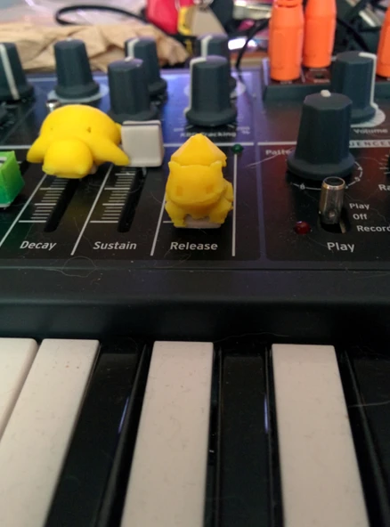 Byr Microbrute Bulbasaur Kaydırma Kapağı (Plastik Aparattır!!!) 3D - Resim 4