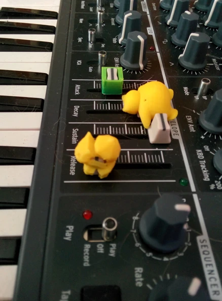 Byr Microbrute Bulbasaur Kaydırma Kapağı (Plastik Aparattır!!!) 3D - Resim 3