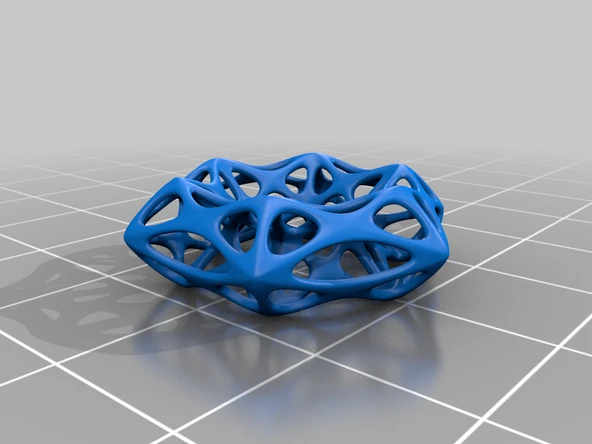 Byr organik altıgen kolye (Plastik Aparattır!!!) 3D - 3