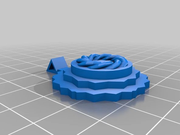 Byr Kolye tabanı #1 (Plastik Aparattır!!!) 3D - 2