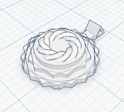 Byr Kolye tabanı #1 (Plastik Aparattır!!!) 3D - 3