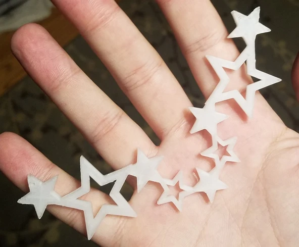 Byr Yıldız kolye (Plastik Aparattır!!!) 3D - 3