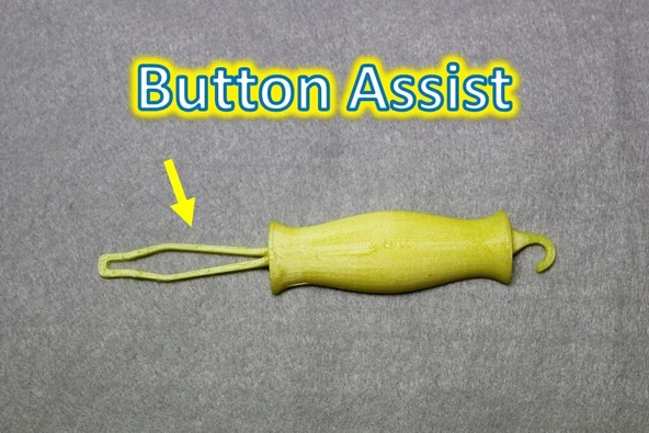 Byr Artrit Yardımı - Düğme Yardımı, Fermuar Çekme, Anahtar Yardımı ve Çanta Sapı (Plastik Aparattır!!!) 3D - 3