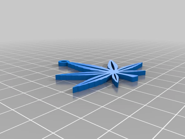 Byr Esrar Pot Yaprak Kolye (Plastik Aparattır!!!) 3D - Resim 3