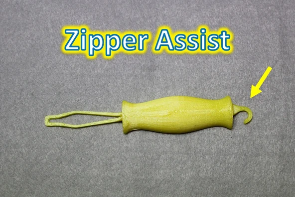 Byr Artrit Yardımı - Düğme Yardımı, Fermuar Çekme, Anahtar Yardımı ve Çanta Sapı (Plastik Aparattır!!!) 3D - 4