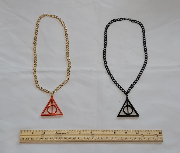 Byr Ölüm Yadigarları Dönen Kolye (Plastik Aparattır!!!) 3D - 2