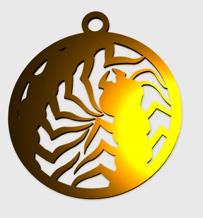 Byr Kırkayak Kolye (Plastik Aparattır!!!) 3D - 2