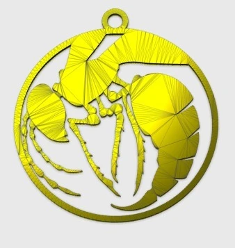 Byr Böcek Kolye (Plastik Aparattır!!!) 3D ürün görseli 1