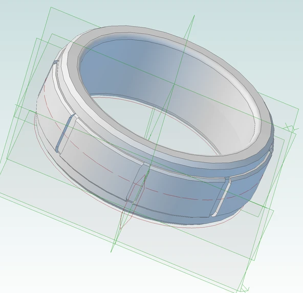 Byr Basit Yüzük (Plastik Aparattır!!!) 3D - Resim 2