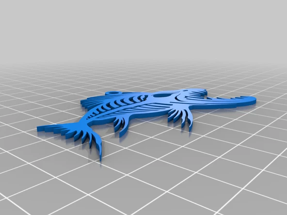 Byr Kaplan Balığı Kolye (Plastik Aparattır!!!) 3D - 3