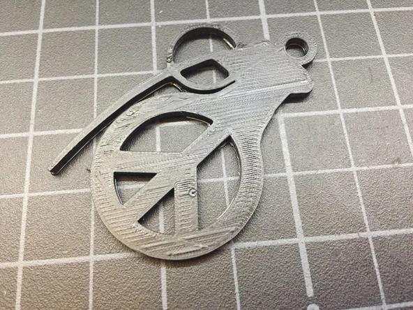 Byr Barış Bombası Kolye (Plastik Aparattır!!!) 3D - Resim 4